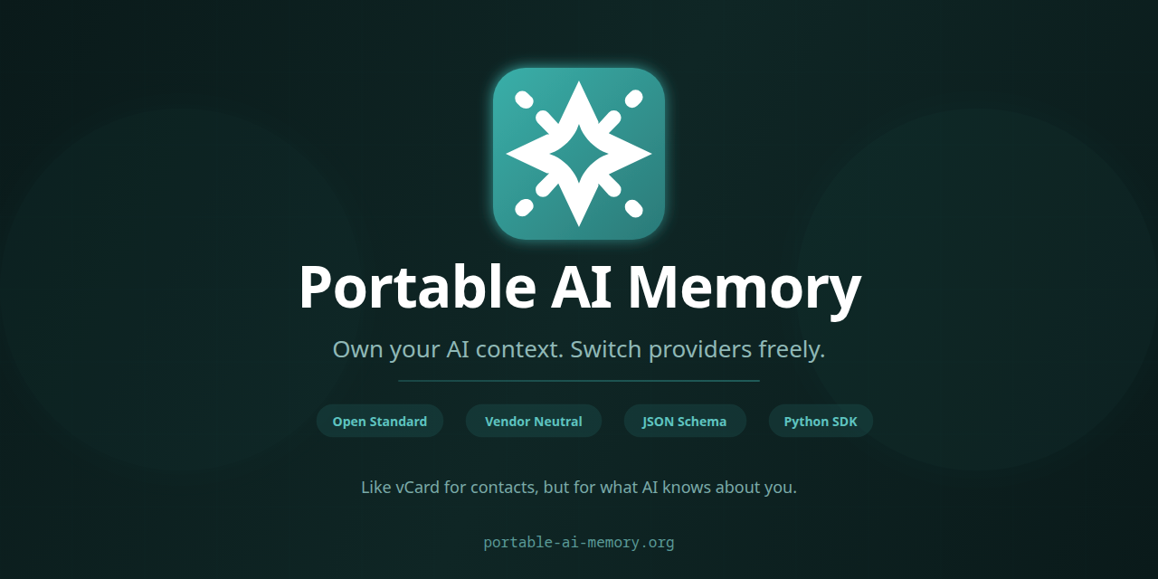 What is Portable AI Memory (PAM)? | Portable AI Memory